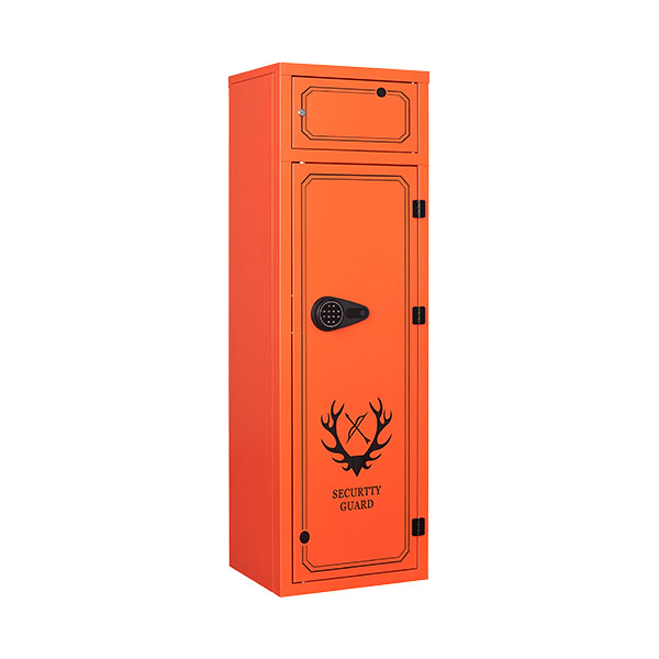 1400 Orange Double Door Gun Cabinet