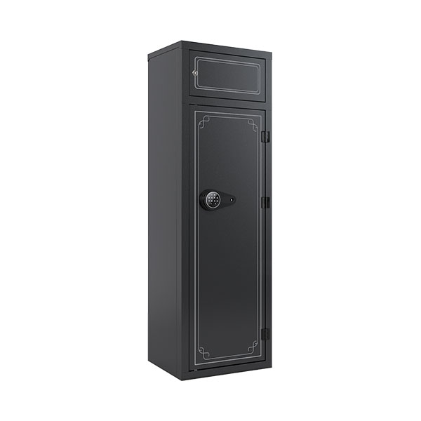 1400 Black Double Door Gun Cabinet