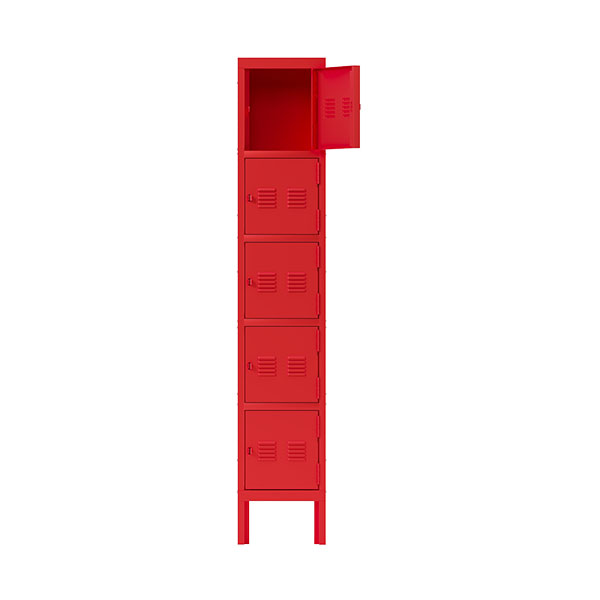 Red Five-door Locker