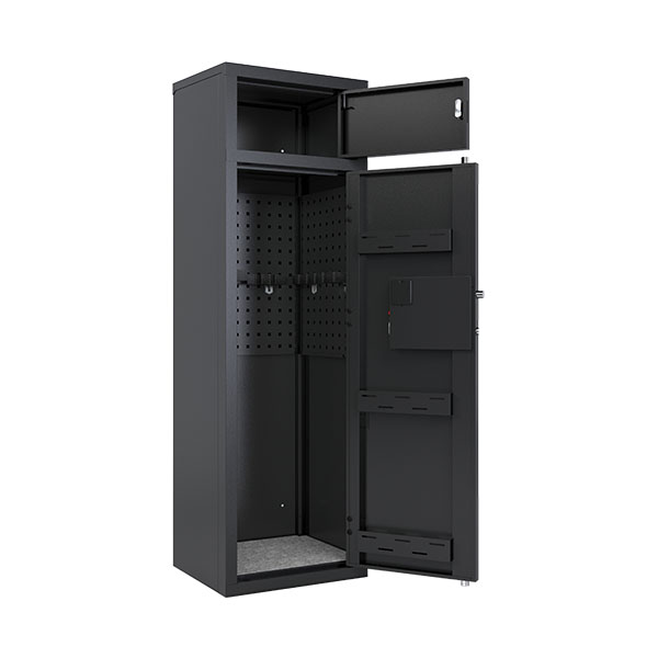 1400 Black Double Door Gun Cabinet