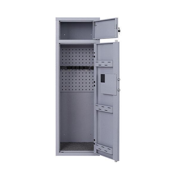 1400 Gray Double Door Gun Cabinet