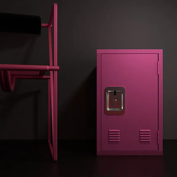 Rose Red Children's Cabinet