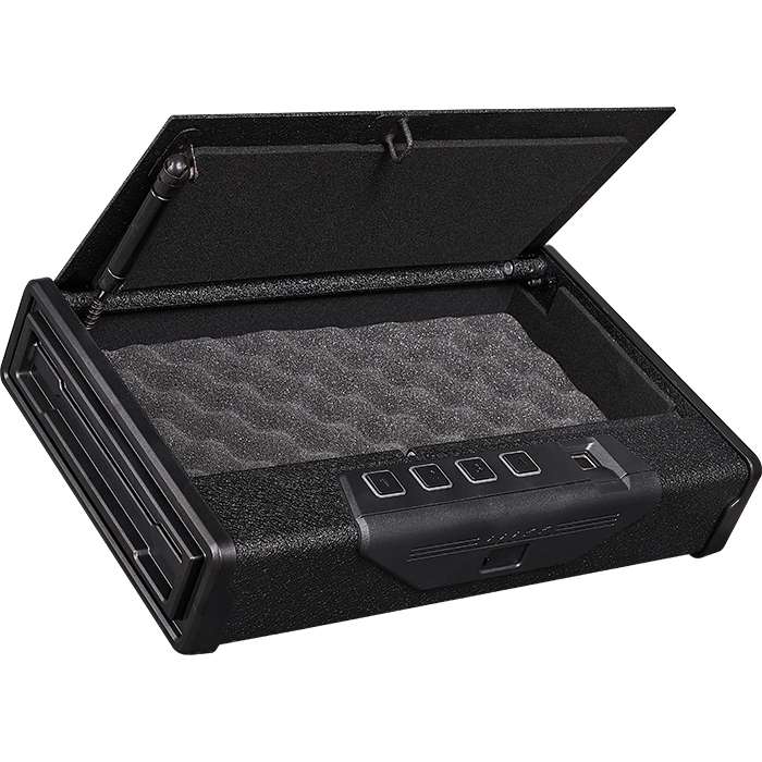 Biometric Handgun Safe With Auto-Open Lid Customizable Logo
