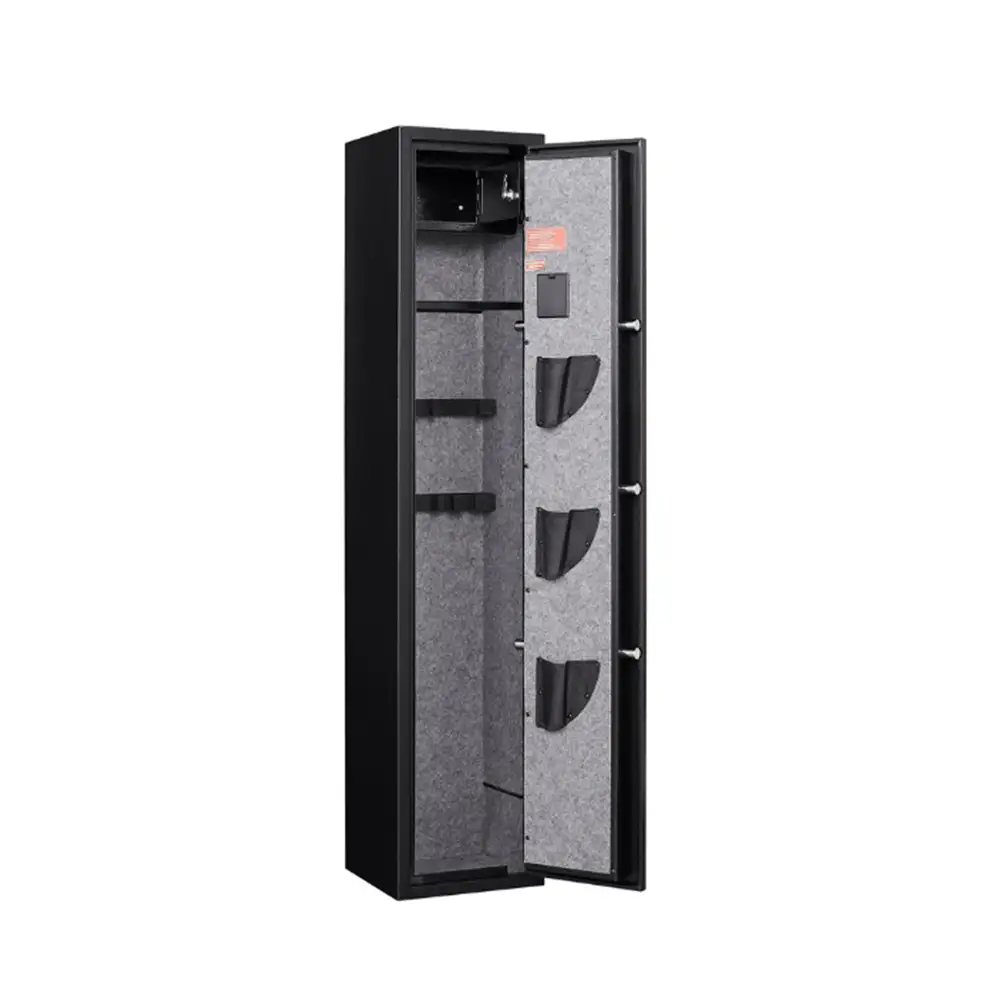 Digital Rifle Gun Safe With Hidden Lock Box And Dual Unlock System