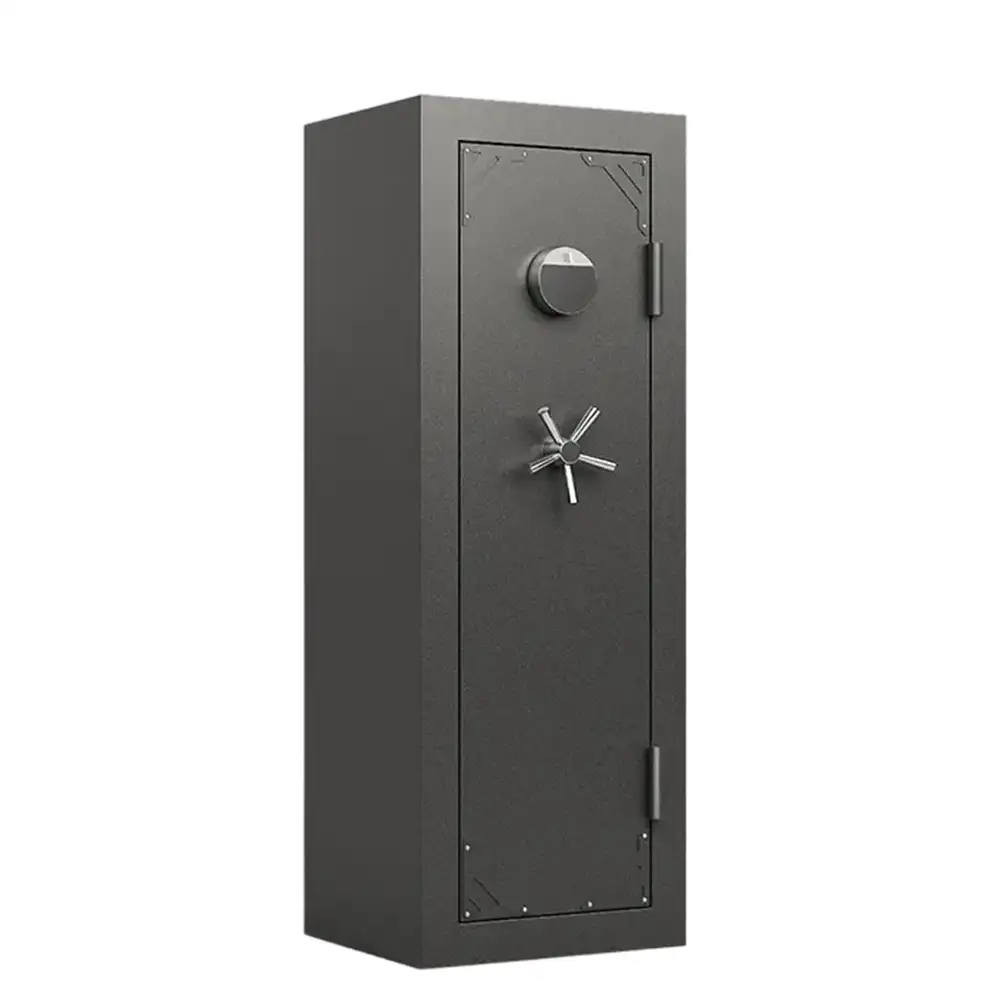 Fireproof Gun Safe Heavy-Duty Steel Rifle Cabinet For 10 Long Guns & 4 Pistols