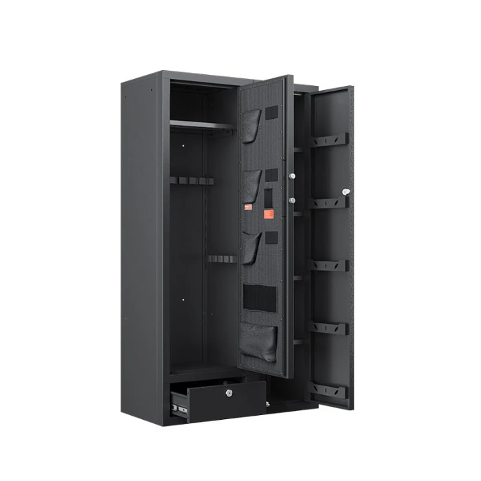 Modular Gun Cabinet With Extra-large Space That Can Hold More Than 15 Rifles.