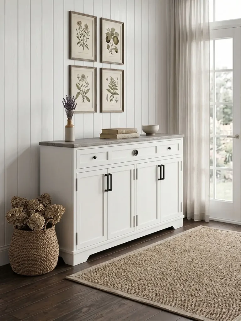 Sideboard with Hidden Safe CF02