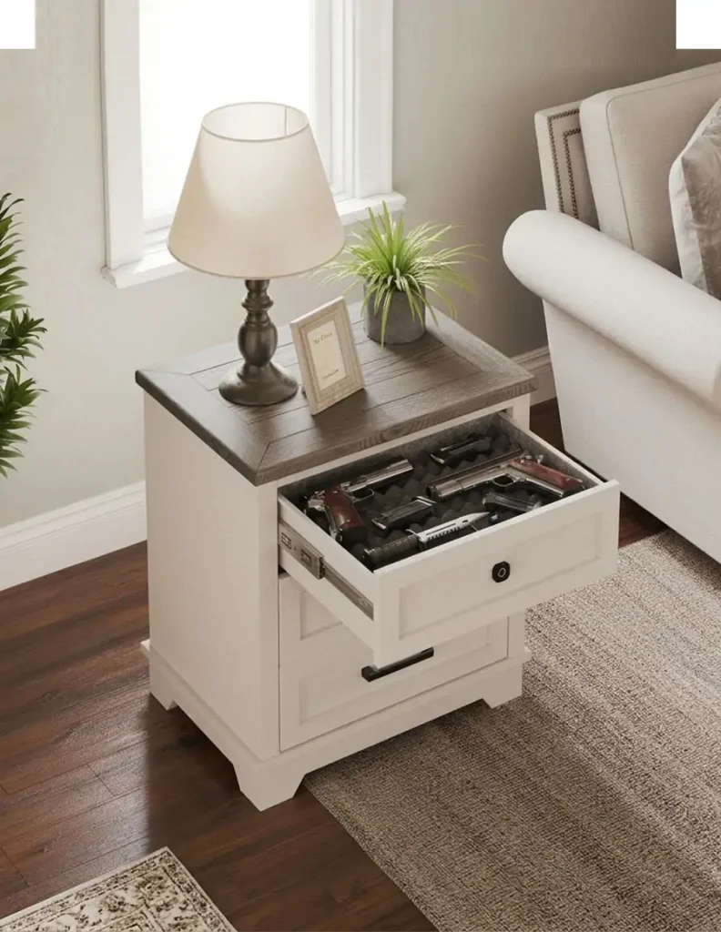 Nightstand with Hidden Safe CF07