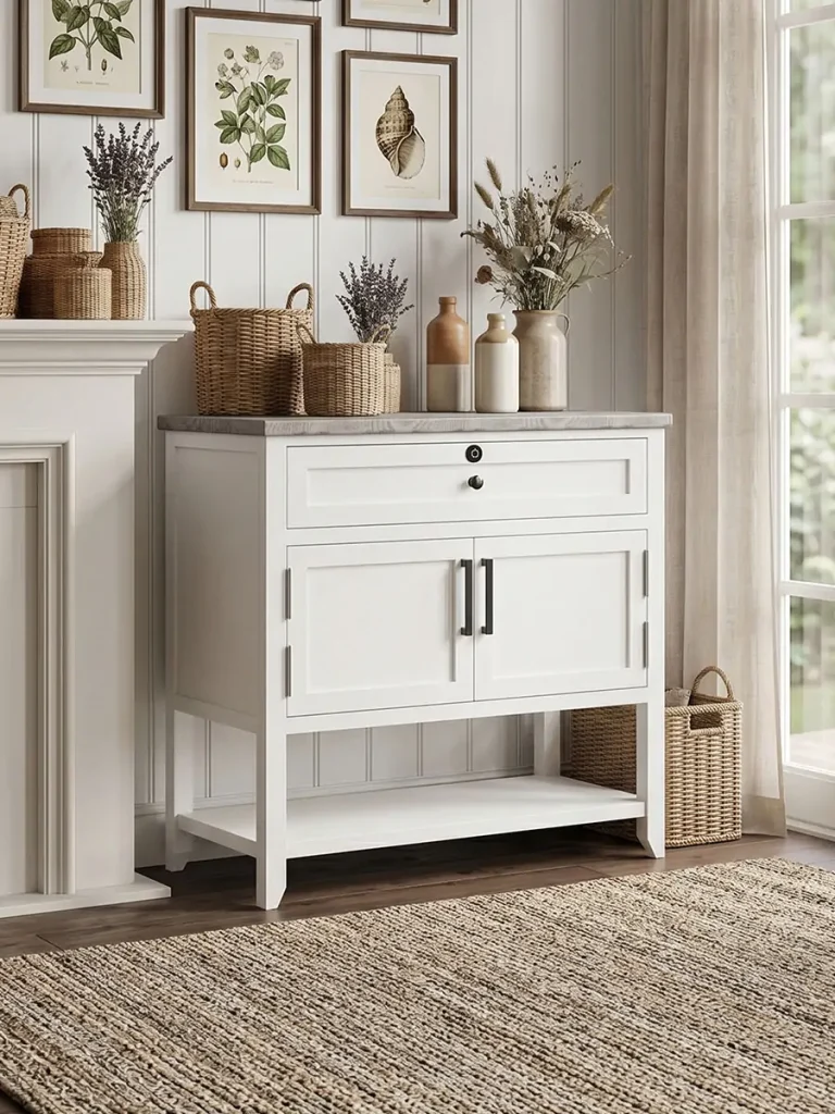 Sideboard with Hidden Safe CF03