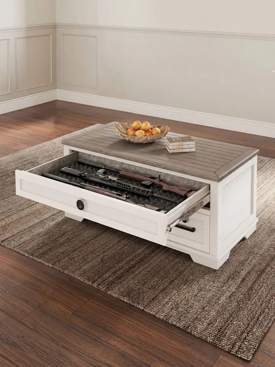 Coffee Table with Hidden Safe CF06