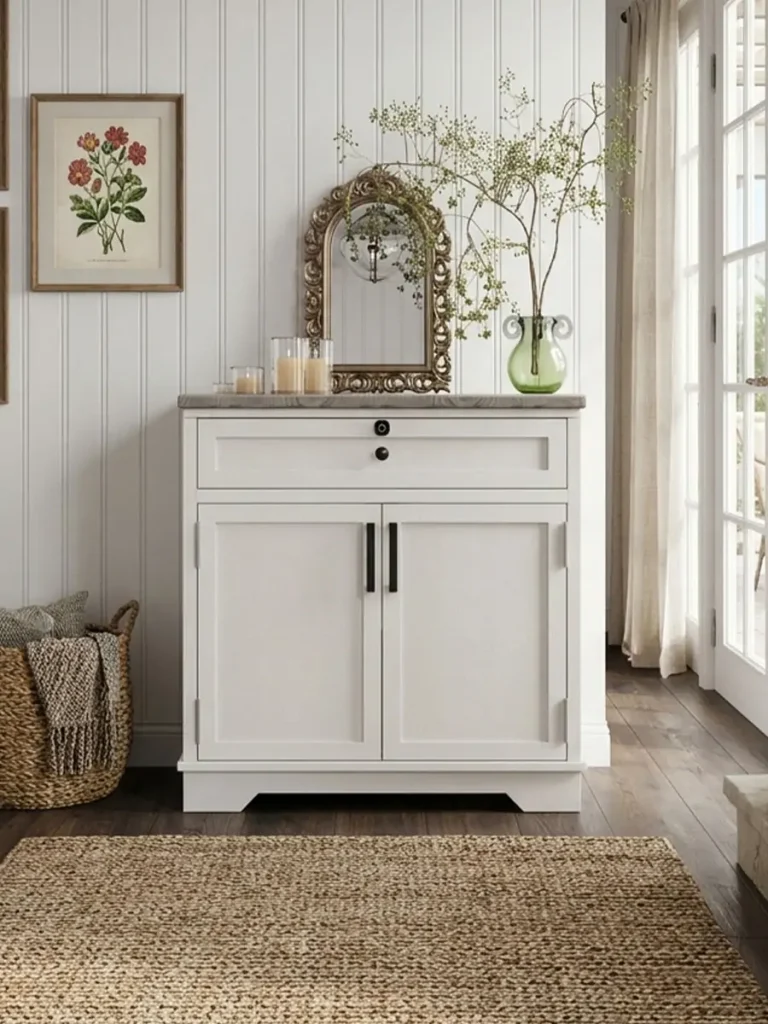 Sideboard with Hidden Safe CF04